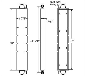 270010 - New Flyer Oil Cooler Oil Cooler