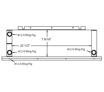 270011 - ENERVATIVE DURAMAX Oil Cooler Oil Cooler