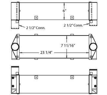 270016 - Super Trak Charge Air Cooler Charge Air Cooler