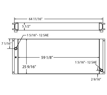 270019 - Ingersoll Rand DM30 Drill Oil Cooler Oil Cooler