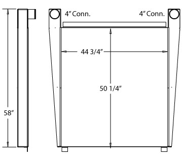 270022 - Radiator / CAC Charge Air Cooler