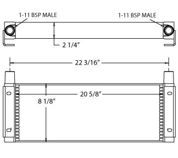 270025 - Custom Oil Cooler Oil Cooler