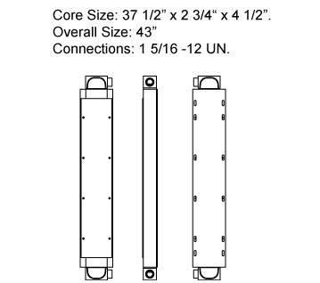 270033 - Transit Bus Oil Cooler Oil Cooler