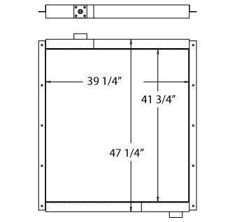 270040 - BGR 3 Pass Oil Cooler Oil Cooler