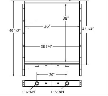 270066 - Stainless Oil Cooler Oil Cooler