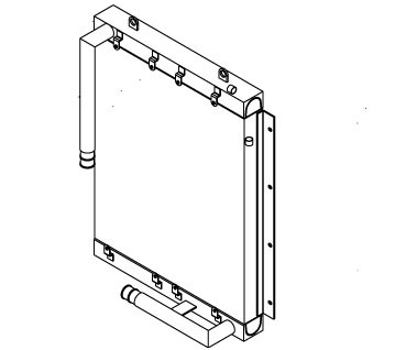 270076 - Daewoo 220 Solar Excavator Oil Cooler Oil Cooler