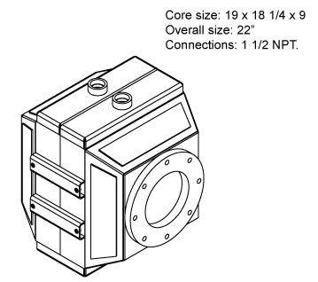 270105 - Air Cooler / Oil Cooler Oil Cooler