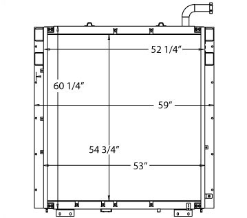 270112 - Komatsu PC1250-LC8 Oil Cooler Oil Cooler