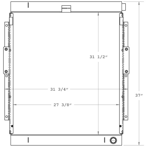 270128 - Caterpillar 318B Oil Cooler Oil Cooler