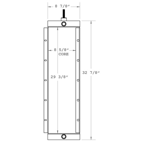 270152 - Komatsu Motor Grader / Dresser A550 Trans Oil Cooler Oil Cooler