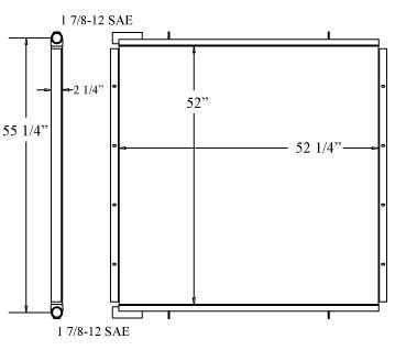 270155 - Ingersoll Rand SSR200 Oil Cooler Oil Cooler