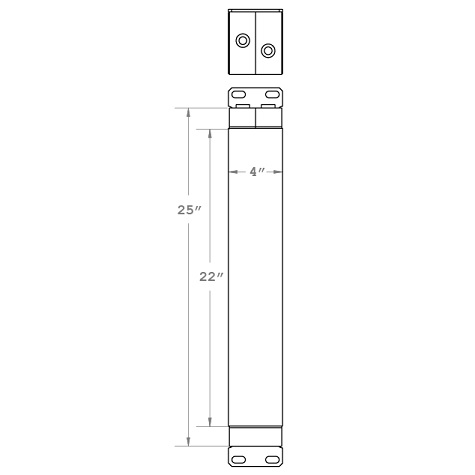 270174 - Volvo G700B Fuel Cooler Oil Cooler