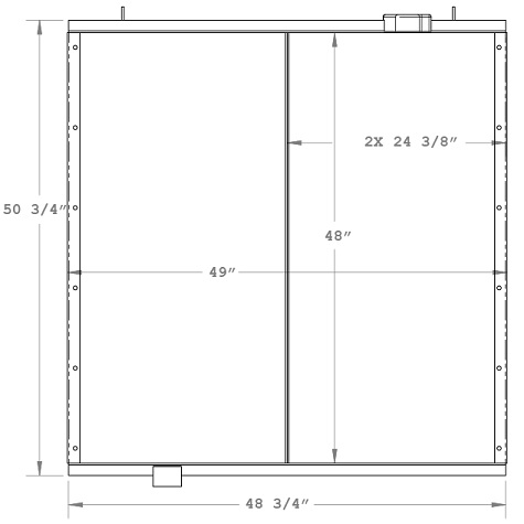 270189 - Sullair Air Compressor Oil Cooler Oil Cooler