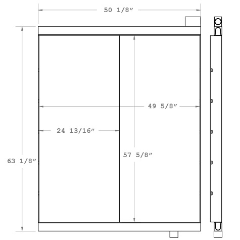 270191 - Sullair Air Compressor Oil Cooler Oil Cooler