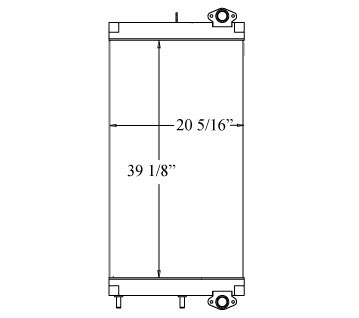 270194 - Komatsu PC400 Oil Cooer Oil Cooler