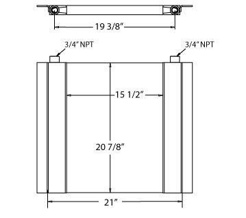 270209 - Industrial Oil Cooler Oil Cooler