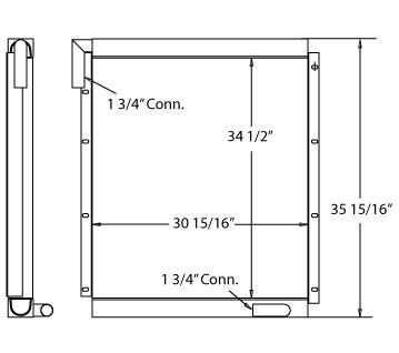 270214 - Industrial Oil Cooler Oil Cooler