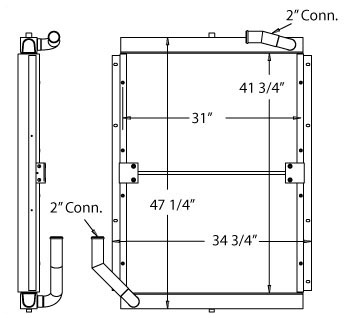 270228 - Industrial Oil Cooler Oil Cooler