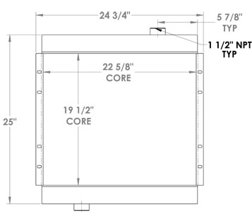 270234 - Industrial Oil Cooler Oil Cooler