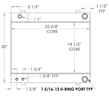 270236 - Industrial Oil Cooler Oil Cooler