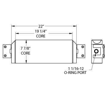 270239 - Elgin Street Sweeper Oil Cooler Oil Cooler