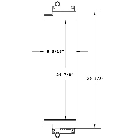 270249 - Case 1150C Crawler Tractor  Oil Cooler