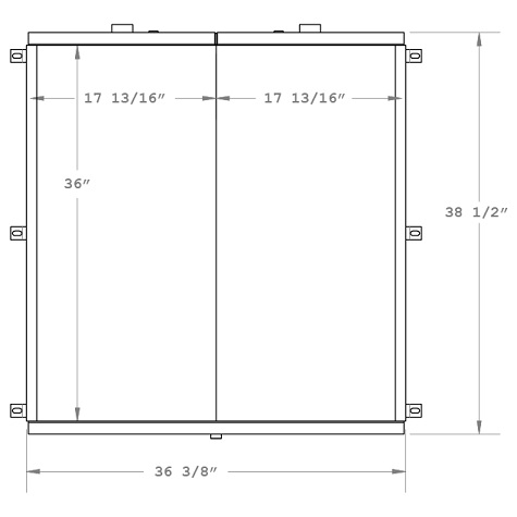 270261 - Terex Oil Cooler Oil Cooler