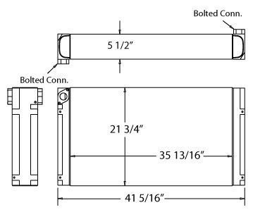 270262 - Atlas Copco XATS900E Oil Cooler Oil Cooler