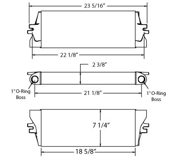 270272 - New Holland 575E Oil Cooler Oil Cooler