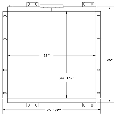 270277 - Ingersoll Rand Portable Compressor Oil Cooler Oil Cooler