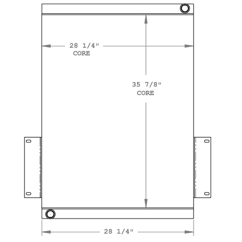 270278 - P and H Omega 40 Crane Oil Cooler Oil Cooler