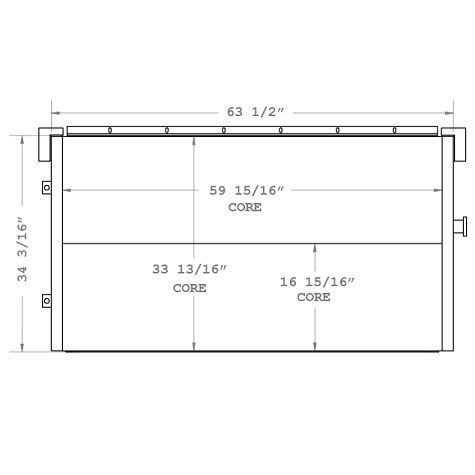 270280 - Ingersoll Rand Air to Oil Cooler Oil Cooler