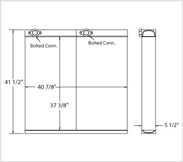 270289 - Atlas Copco GA250 Oil Cooler Oil Cooler