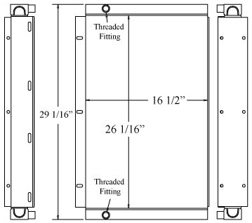 270298 - Sullair Oil Cooler Oil Cooler