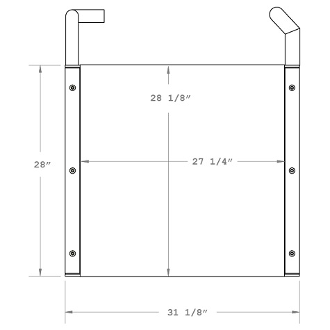 270301 - Hitachi Excavator Hydraulic Oil Cooler Oil Cooler