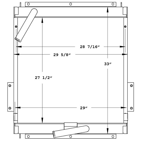 270303 - Caterpillar Excavator Oil Cooler Oil Cooler