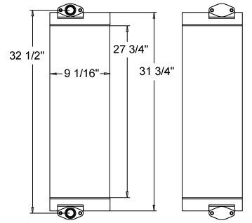 270333 - KOMATSU OIL COOLER Oil Cooler