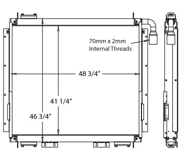 270340 - Hitachi Oil Cooler Oil Cooler