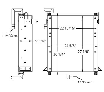 270346 - Kobelco 905 Oil Cooler Oil Cooler