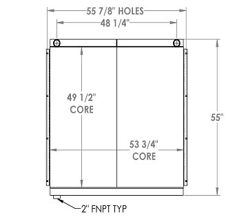 270364 - Industrial Oil Cooler Oil Cooler