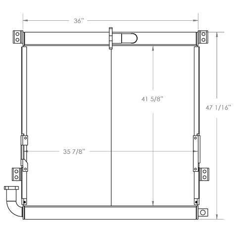 270391 - Komatsu PC400-6 Oil Cooler Oil Cooler