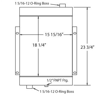 270425 - Industrial Oil Cooler Oil Cooler