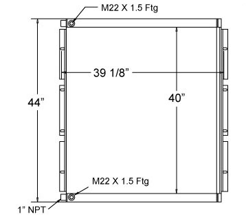 270432 - Industrial Oil Cooler Oil Cooler