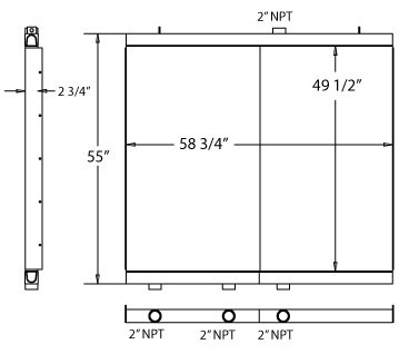 270434 - Industrial Oil Cooler Oil Cooler