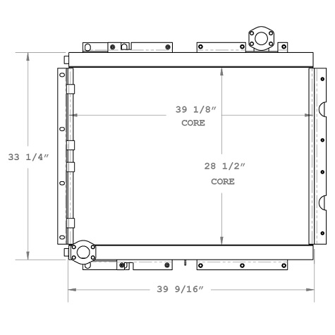 270450 - Dawoo / Doosan Oil Cooler Oil Cooler