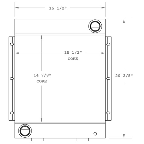 270457 - Plasser MSF 40 Oil Cooler Oil Cooler