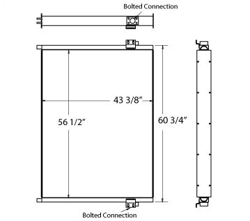 270459 - Sullair 900XHH Oil Cooler Oil Cooler