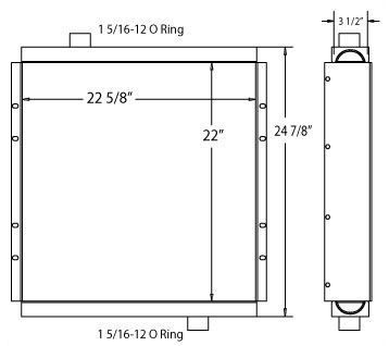 270463 - Elgin Broom Bear Sweeper Oil Cooler