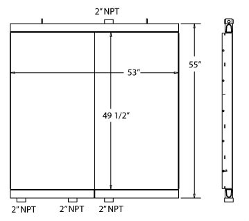 270464 - Reich Drill Truck Mounted Oil Cooler