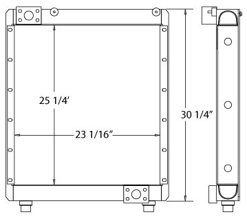 270469 - Fuchs Excavator Oil Cooler